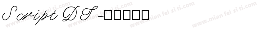 Script DT字体转换